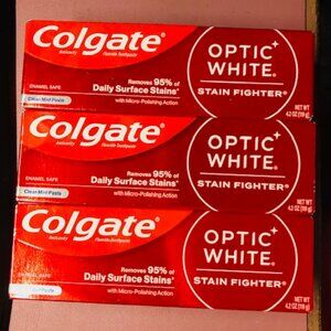 3 - Colgate Optic White Toothpaste Bundle
